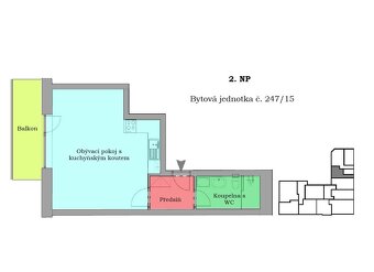 Pronájem novostavby bytu 1+kk s balkonem v Trutnově - 11