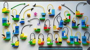 DUPLO hasiči,policie,AUTA,bagr,kostky,stavby,figurky,doplňky - 11