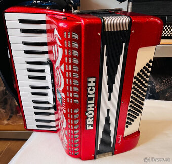 Predám akordeón Weltmeister-Fröhlich Handel 72 basový - nový - 11