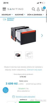 Franke Cube - Vestavný odpadkový koš Cube 50- NOVÝ - 11