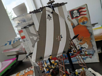 LEGO Pirates 6290 Pirate Battle Ship +návod +box - 11