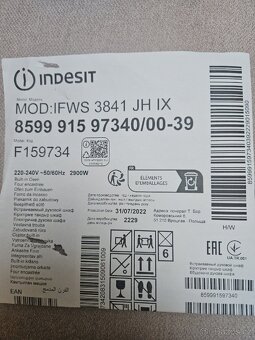 Vestavná pečící trouba INDESIT - 11