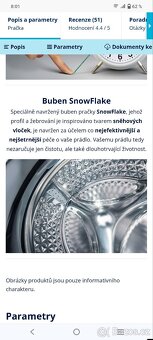 Pračka Gorenje Primary WNHPI62SCS bílá - 11
