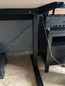 Mittzon psací stůl černý polohovací 160x80cm - 11
