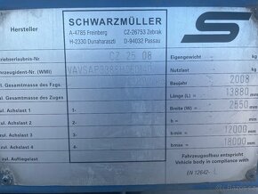 Roztahovací návěs Schwarzmuller (délka až 21 m ) - 11