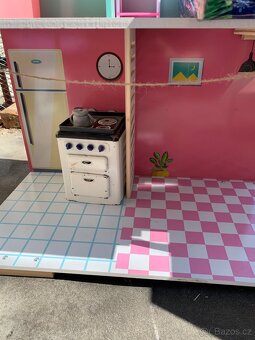 Domečky pro dřevěné panenky s příslušenstvím, pro Barbie - 11