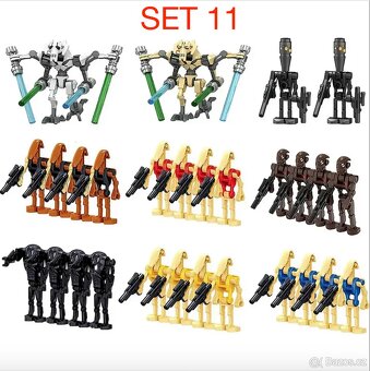 Rôzne figúrky Star Wars 4 (8ks) typ lego - nové - 11