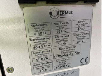 obráběcí centrum 5 osé HERMLE C 40 U - 11