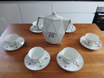 KUBISTICKÁ PORCELÁNOVÁ ČAJOVÁ SOUPRAVA CCP JM PORT DE LA CZE - 11