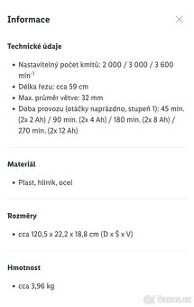 Aku nůžky na živý plot peformance s baterií ah4 smart a rych - 11