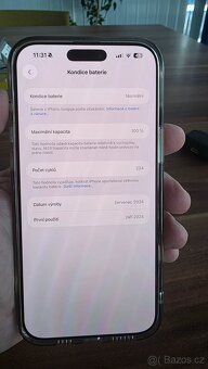 IPhone 16 pro max titanium 256gb TOP STAV-FAKTURA - 11