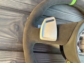 Audi sportovy volant alcantara zeleny RS3 RSQ3 RS4 RS5 - 11