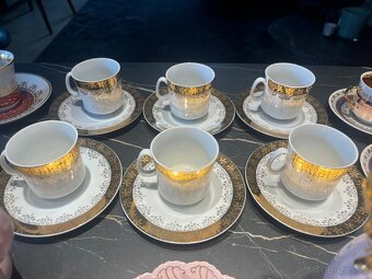 Starožitný růžový porcelán - velká sbírka - 11