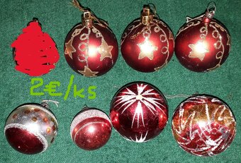 Staré vianočné gule a ozdoby - 11