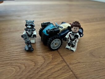 Lego Avengers raketa + bonusová Lego Avengers motorka - 11