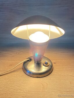 lampa lampička hříbek retro lampa chrom hříbek svítidlo - 11
