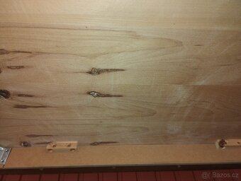 Dřevěný konferenční stolek / masiv / pravé dřevo - 11