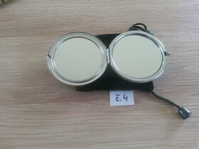 Bižuterie, prstýnek+náušnice, kapesní zrcátko,kožený náramek - 11