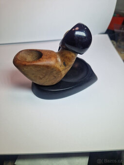 Art Deco YZ Cherry Amber Faturan Nutbirds, Match Striker - H - 11