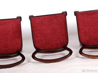 4x pohodlné pružinové židle po renovaci. - 11