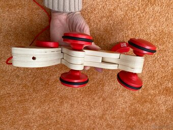 Tahací dřevěné hračky, vláček - 11