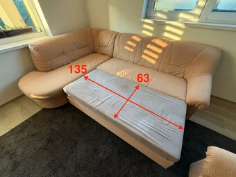 Rohová sedačka s křeslem - 11