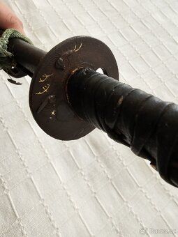 JAPONSKY STARÝ ORIGINÁL MEČ KATANA/ WAKIZASHI - 11