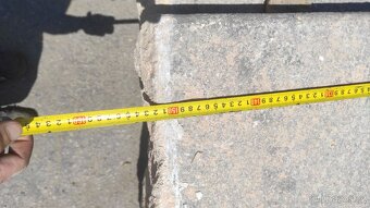 Staré kamenné schody, žulové schody, schod, 10 ks - 11