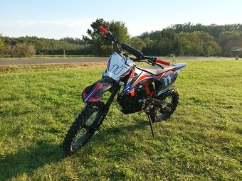 Pitbike Shark E-start 125ccm 17x14 červená - 11