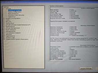 Notebook Dell Latitude 5400 (bez SSD) - 11