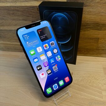 iPhone 12 Pro Max 128GB, 100% baterie, modrý (rok záruka) - 11