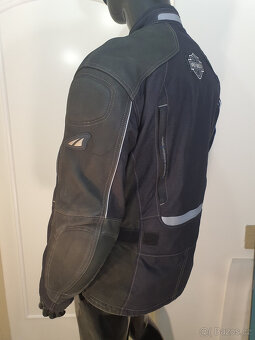 Mohawk MVS-1 Kůže Textil bunda na moto Harley XL - 11