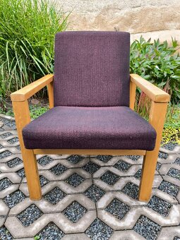 Retro dřevěná křesla Tatra Pravenec - 70. léta - 11