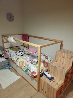 Dětský pokojíček/oboustranná postel Kura/matrace - 11