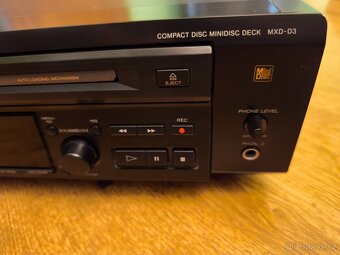 Combo,Kombo MD minidisc a CD SONY MXD-D3,top stav,čti popis - 11