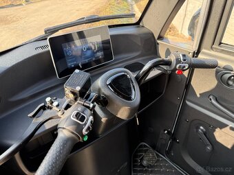 Elektromobil - Elektrická tříkolka Leramotors E1, modrá - 11
