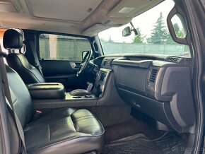 Hummer H2 2008 facelift, 6.2 V8, 20" originál kola, naviják - 11