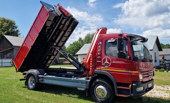 MERCEDES-BENZ ATEGO 1624 HÁKOVÝ NOSIČ + HYDR. RUKA + Kontaj - 11