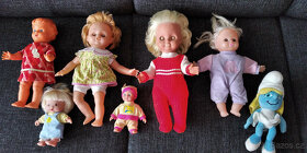 Plyšáci, plyšák; jednorožec, medvěd, slon, panenky, krtek - 11