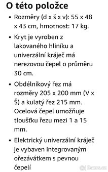 NAŘEZAK KRAJEČ POTRAVIN NOVY - 11