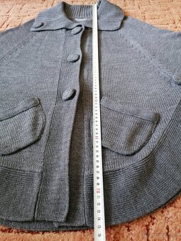 3x dámský svetřík - černý, šedý a fialový - 11