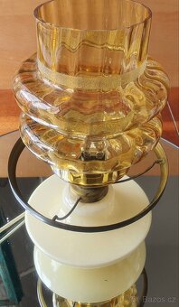 Staré vintage stolní lampy. Sklo, Porcelán - 11
