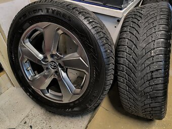 ALU kola Toyota RAV4 5x114,3 R18, Originál, zim pneu6mm+TPMS - 11