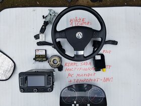 vw touran 1T1-1T2 fac, 5. dveře top stav, stěna s chladiči - 11