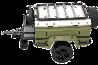 Lego Technic přívěs k setu 42110 Defender (MOC) - 11