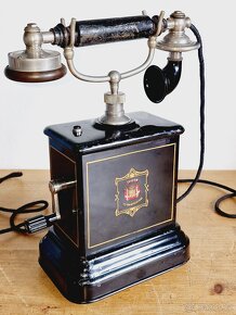 Starožitný telefon JYDSK, Dánsko, 1910, Telefon Aktieselskab - 11