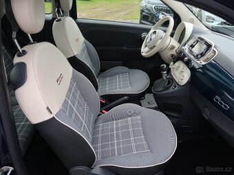 Fiat 500 1.2i,51kW,NovéČR,Klima,2xkola,tempomat - 11