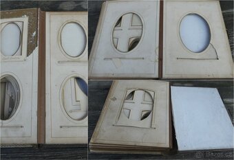 Alba na kabinetní fotografie, secesní fotoalbum - 11