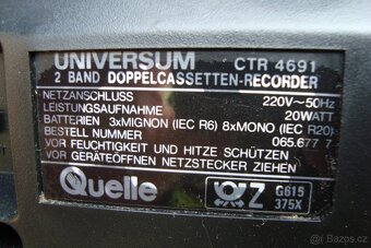 Radiomagnetofon Boombox- Universum - 11