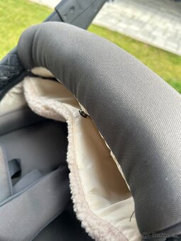 MOON Kočárek PIÚ EXTRA black chrome Anthrazit - 11